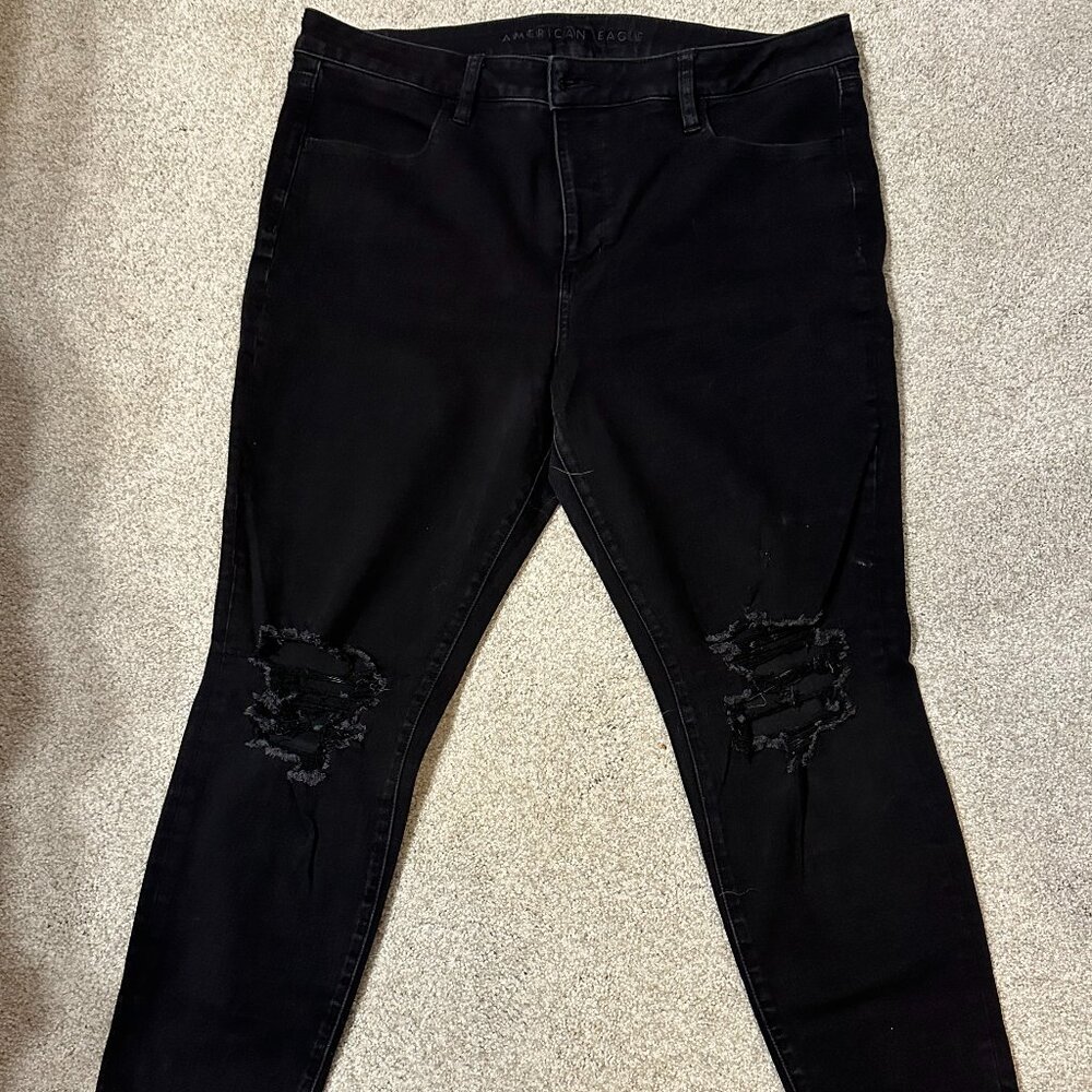 American Eagle Black Skinny Jeans